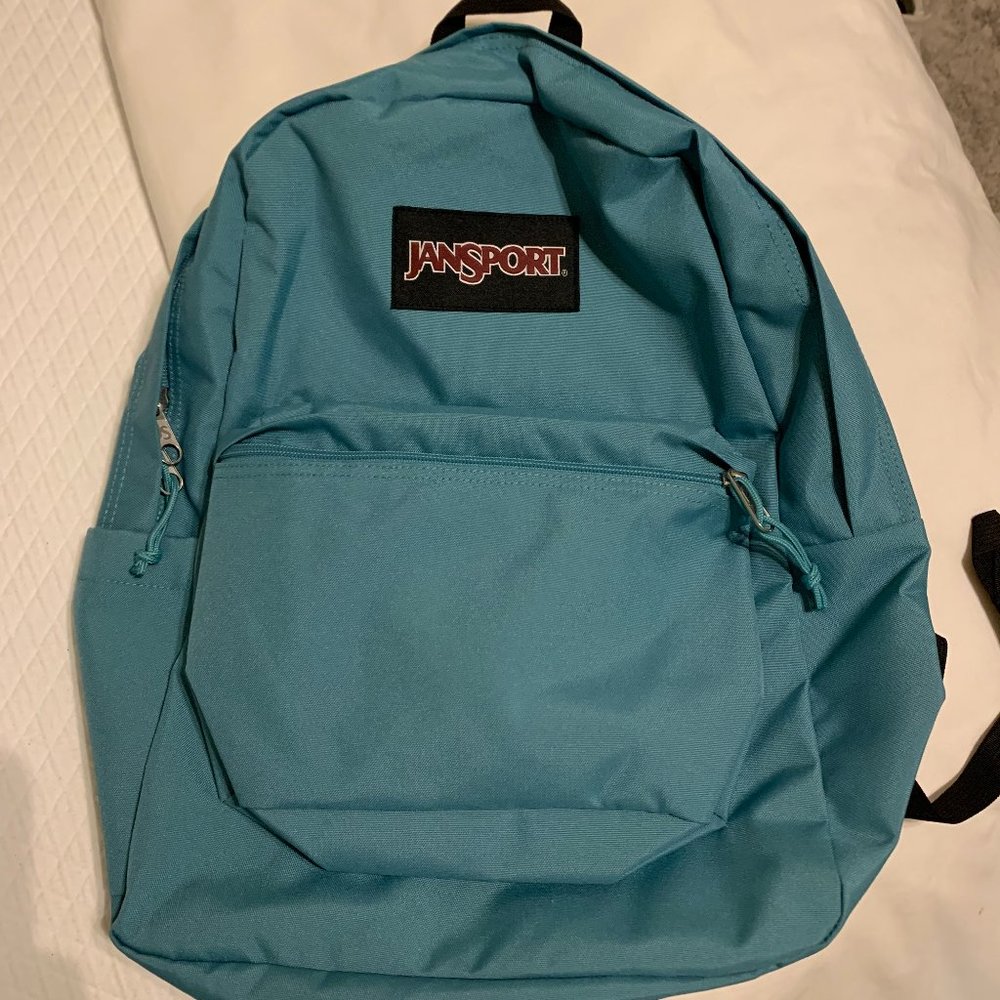 JanSport Teal Superbreak Plus Backpack